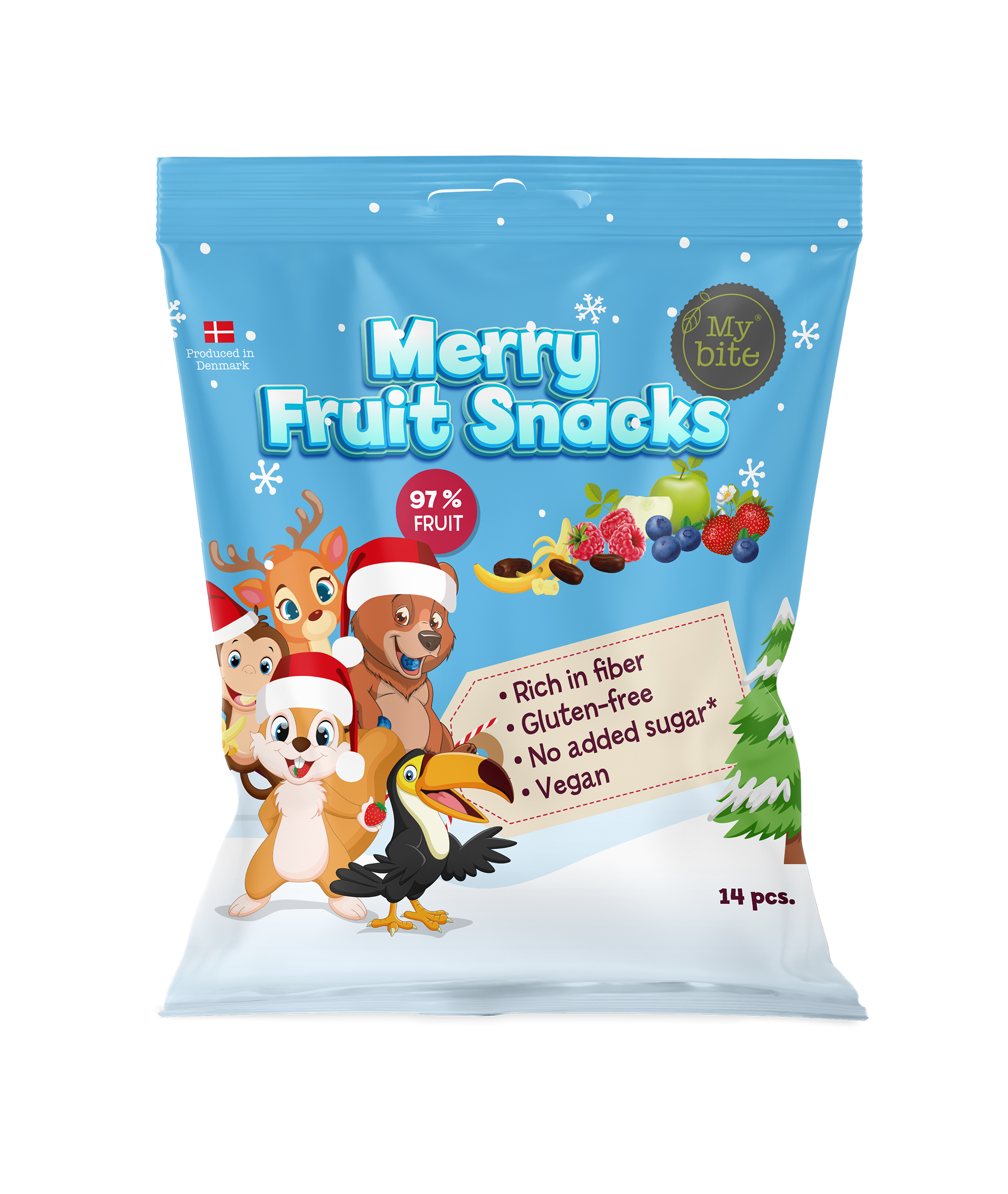 Christmas Fruit Snacks Mix (No Window)
